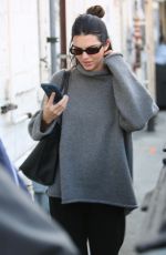 KENDALL JENNER Out for Lunch at Croft Alley in Beverly Hills 12/06/2022