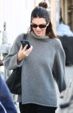KENDALL JENNER Out for Lunch at Croft Alley in Beverly Hills 12/06/2022