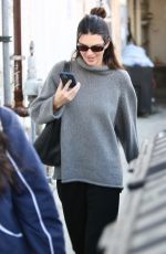 KENDALL JENNER Out for Lunch at Croft Alley in Beverly Hills 12/06/2022