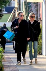 KIRSTEN DUNST Out with Her Mom on Melrose Place in Los Angeles 12/06/2022
