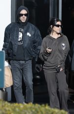 KOURTNEY KARDASHIAN and Travis Barker at Crossroads Caffee in Calabasas 12/11/2022
