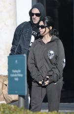 KOURTNEY KARDASHIAN and Travis Barker Out in Calabasas 12/11/2022