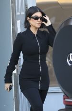 KOURTNEY KARDASHIAN Leaves a Studio in Calabasas 12/03/2022