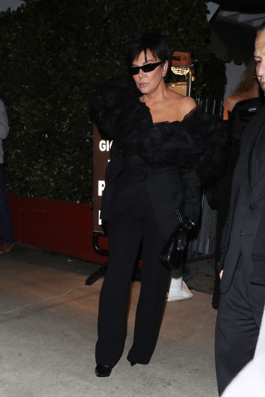 KRIS JENNER Arrives at Giorgio Baldi in Santa Monica 12/06/2022