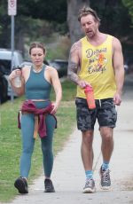 KRISTEN BELL and Dax Shepard Out Hiking Around Los Feliz Mountains 12/27/2022