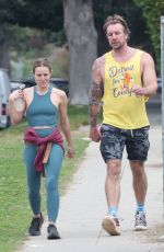 KRISTEN BELL and Dax Shepard Out Hiking Around Los Feliz Mountains 12/27/2022
