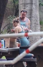 KRISTEN BELL Out Hiking at Griffith Park in Los Feliz 12/26/2022