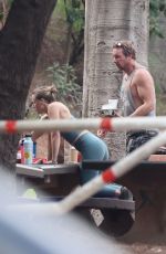KRISTEN BELL Out Hiking at Griffith Park in Los Feliz 12/26/2022