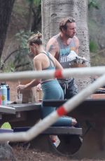 KRISTEN BELL Out Hiking at Griffith Park in Los Feliz 12/26/2022