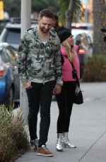 KRISTIN CHENOWETH and Josh Bryant Out in Beverly Hills 12/12/2022