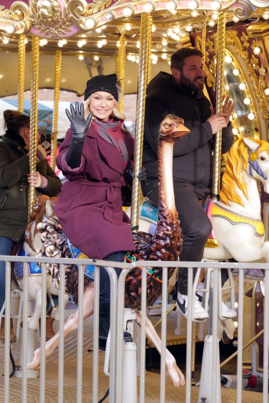 KRISTINA RIHANOFF and Ben Cohen at Hyde Parks Winter Wonderland in London 12/18/202