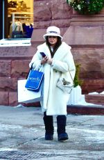 KYLE RICHARDS Out for Christmas Shopping in Aspen 12/22/2022