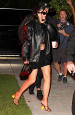 KYLIE JENNER Arrives at a Private Party in Miami 12/02/2022