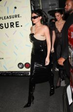 KYLIE JENNER Arrives at Zack Bia