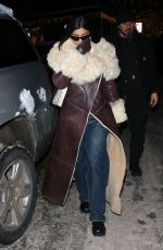 KYLIE JENNER Leaves Dinner in Aspen 12/30/2022