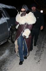 KYLIE JENNER Leaves Dinner in Aspen 12/30/2022