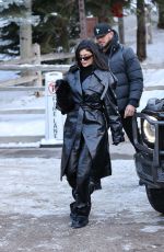 KYLIE JENNER Out for Lunch at Little Nell Hotel in Aspen 12/12/2022