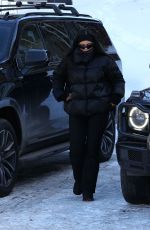 KYLIE JENNER Watches Her Daughter Gets Ski Lessons in Aspen 12/11/2022