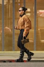 LAORI HARVEY Out for Sushi in Beverly Hills 12/07/2022