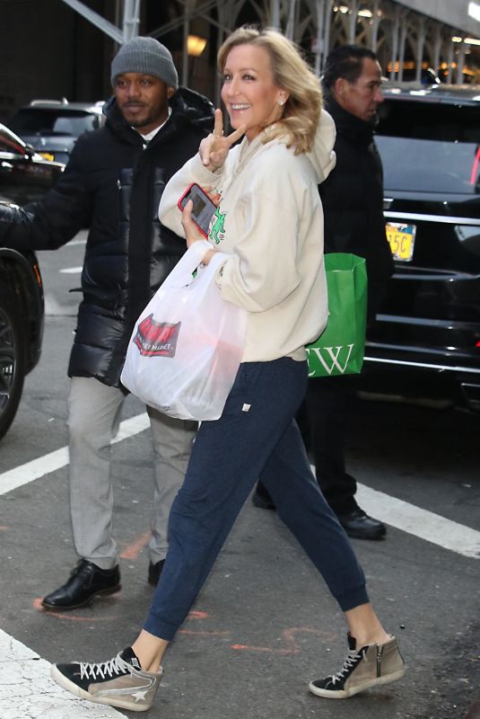 LARA SPENCER Arrives at Good Morning America Studio in New York 12/21/2022