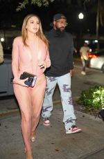 LARSA PIPPEN Out for Dinner at Papi Steak in Miami 12/11/2022
