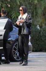 LAURA HARRIER Out for Dinner at San Vicente Bungalows in West Hollywood 12/12/2022