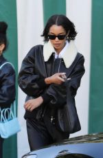 LAURA HARRIER Out for Dinner at San Vicente Bungalows in West Hollywood 12/12/2022