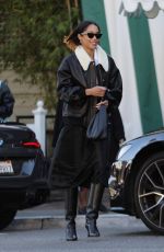 LAURA HARRIER Out for Dinner at San Vicente Bungalows in West Hollywood 12/12/2022
