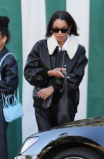 LAURA HARRIER Out for Dinner at San Vicente Bungalows in West Hollywood 12/12/2022