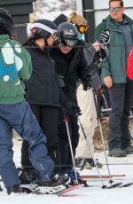 LAUREN SANCHEZ and Jeff Bezos Hits the Slopes in Aspen 12/27/2022