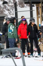 LAUREN SANCHEZ and Jeff Bezos Hits the Slopes in Aspen 12/27/2022