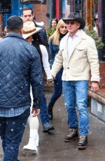 LAUREN SANCHEZ and Jeff Bezos Leaves Kemo Sabe Store in Aspen 12/28/2022