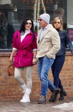 LAUREN SANCHEZ and Jeff Bezos Leaves Kemo Sabe Store in Aspen 12/28/2022