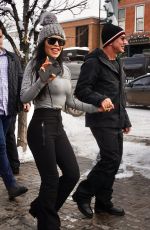 LAUREN SANCHEZ and Jeff Bezos Leaves the Paradise Bakery in Aspen 12/29/2022