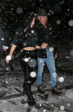 LAUREN SANCHEZ and Jeff Bezos Night Out in Aspen 12/28/2022