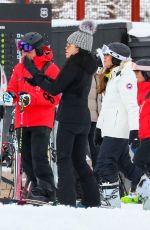 LAUREN SANCHEZ and Jeff Bezos on Holiday Vacation in Aspen 12/29/2022