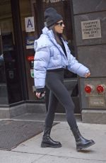 LEA MICEHELE Arrives on Funny Girl on Broadway in New York 12/21/2022