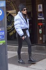 LEA MICEHELE Arrives on Funny Girl on Broadway in New York 12/21/2022