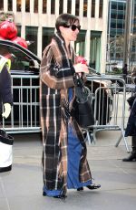 LEA MICHELE Arrives at Late Night with Seth Meyers in New York 12/05/2022
