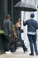 LEA MICHELE Out and About in New York 12/07/2022