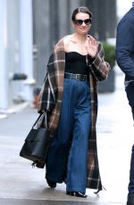 LEA MICHELE Out and About in New York 12/07/2022