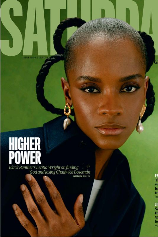 LETITIA WRIGHT in Guardian Saturda Magazine, November 2022