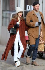 LILY COLLINS and Charlie Mcdowell Out Shopping in New York 12/12/2022