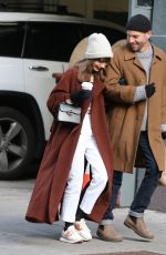 LILY COLLINS and Charlie Mcdowell Out Shopping in New York 12/12/2022