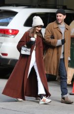 LILY COLLINS and Charlie Mcdowell Out Shopping in New York 12/12/2022