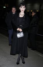 LILY COLLINS Arrives at Ed Sullivan Theater in New York 12/12/2022