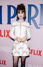 LILY COLLINS at Emily in Paris Theater Premiere in New York 12/15/2022