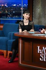 LILY COLLINS at Late Show with Stephen Colbert 12/12/2022