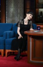 LILY COLLINS at Late Show with Stephen Colbert 12/12/2022