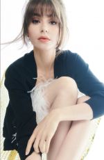 LILY COLLINS for Harper